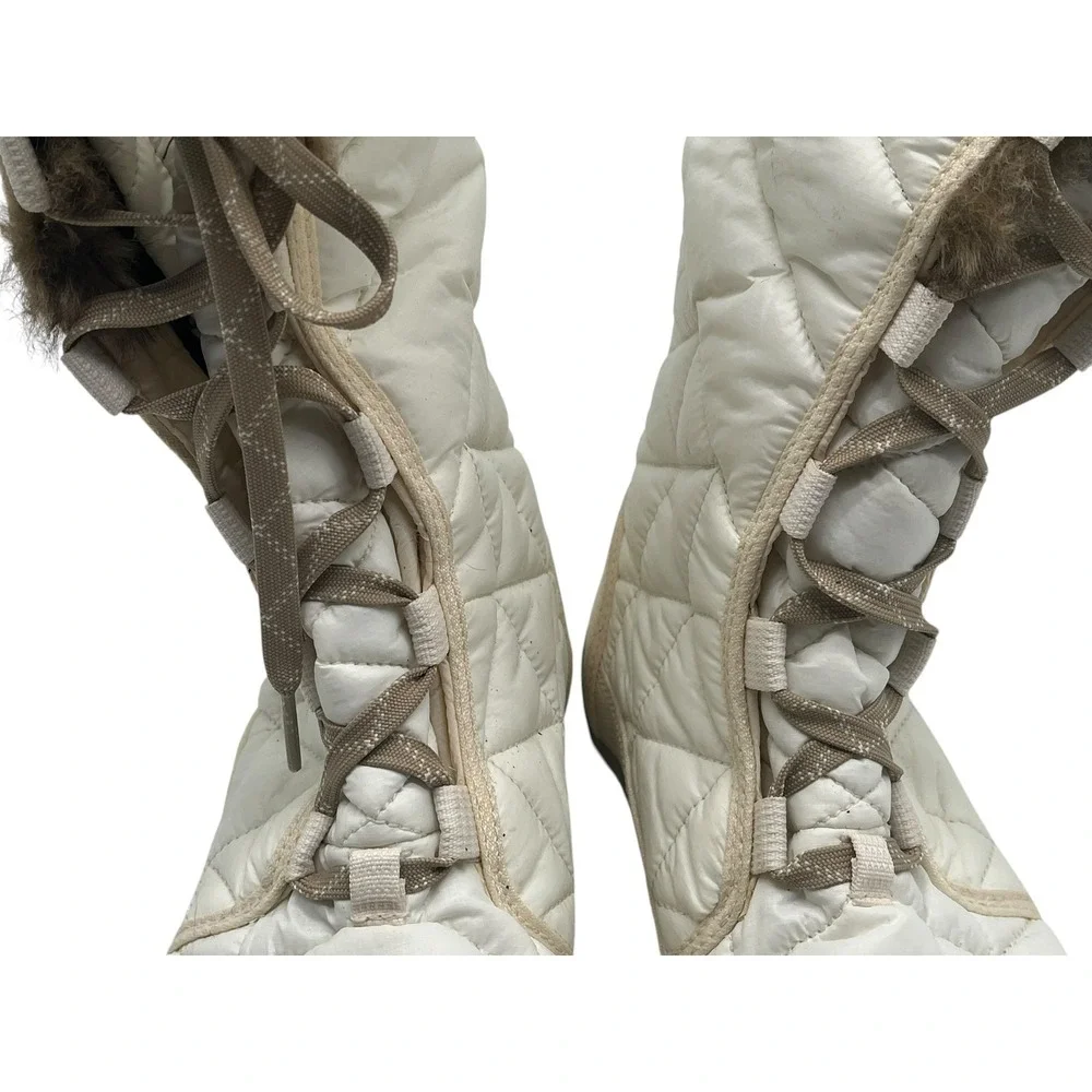 Columbia Womens Heavenly Shorty Omni-Heat Winter Boots White Size 7